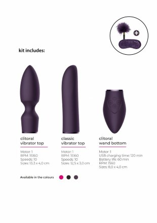 Фиолетовый эротический набор Pleasure Kit №4 