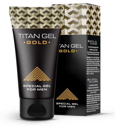 Гель для увеличения члена Titan Gel Gold Tantra - 50 мл. 