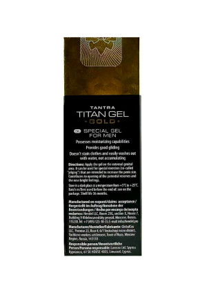 Гель для увеличения члена Titan Gel Gold Tantra - 50 мл. 
