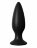 Чёрная большая анальная вибропробка Large Rechargeable Anal Plug - 13,5 см. 