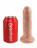 Телесный необрезанный фаллоимитатор на присоске 6&quot; Uncut Cock - 16,5 см. 