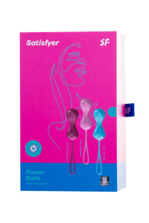 Набор из трёх двойных вагинальных шариков Satisfyer Balls 