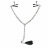 Зажимы на грудь с цепью и подвесом Weighted Nipple Clamps 