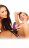 Фиолетовый страпон Double Delight Strap-on с вагинальной пробкой - 15 см. 