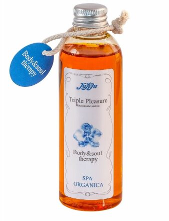 Массажное масло Triple Pleasure Spa Organica - 100 гр. 