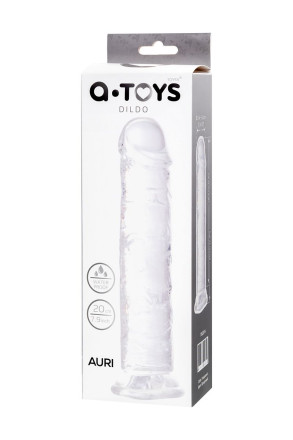 Прозрачный фаллоимитатор Auri - 20 см. 