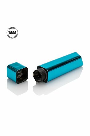 Голубой вибропуля со скошенным кончиком Kroma Bullets 