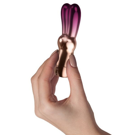 Фиолетовый клиторальный зайчик Climaximum Bella - 10 см. 
