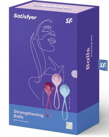 Набор из трёх вагинальных шариков Satisfyer Balls 
