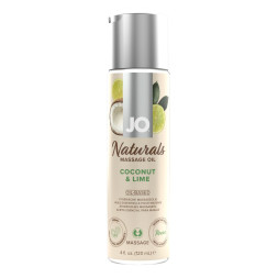 Массажное масло с ароматом кокоса и лайма JO Naturals Coconut &amp; Lime - 120 мл.