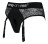 Черные трусики для насадок Diva Lingerie Harness - size S 