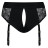 Черные трусики для насадок Diva Lingerie Harness - size S 