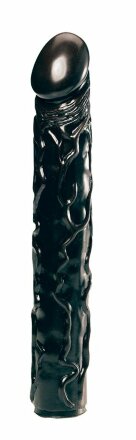 Чёрный фаллоимитатор BIG BONANZA 13 BLACK BUTT PLUG - 33 см. 