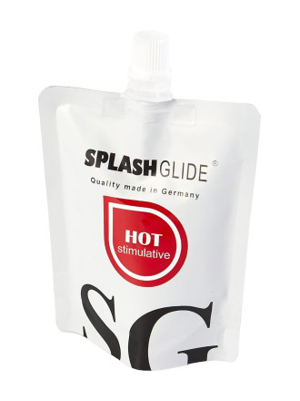Возбуждающий лубрикант на водной основе Splashglide Hot Stimulative - 100 мл. 