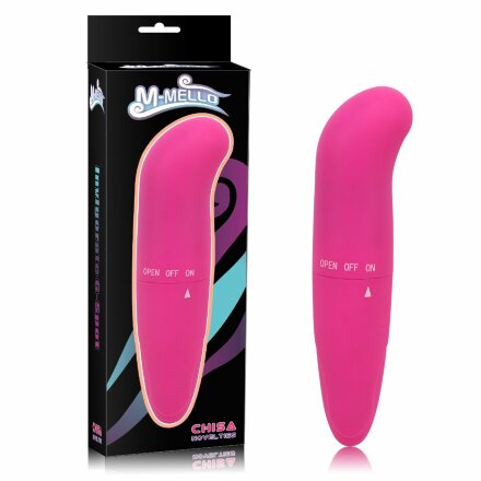 Розовый мини-вибратор точки G M-Mello - 12 см. 