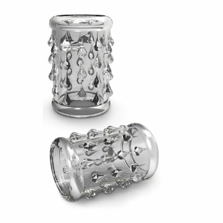 Прозрачная насадка с капельками STAY HARD COCK SLEEVE 05 CLEAR 