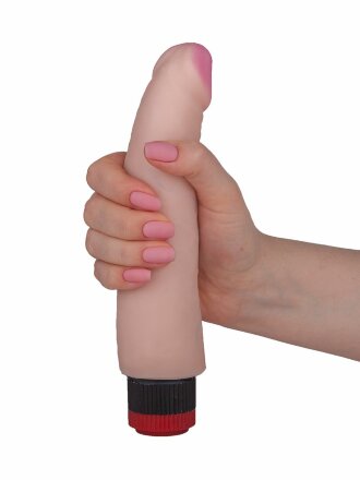 Телесный вибромассажёр COCK NEXT 6&quot; - 17,5 см. 