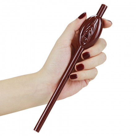 Разноцветные трубочки для напитков в виде вагины Pussy Straws - 9 шт. 