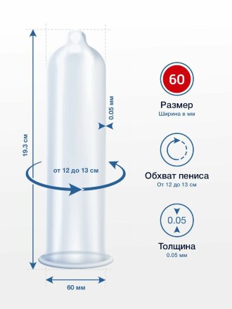Презервативы MY.SIZE размер 60 - 10 шт. 