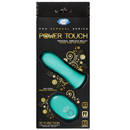 Зеленая вибропуля с пультом ДУ Pro Sensual Bullet Vibrator 