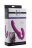 Ярко-розовый безремневой вибрострапон Evoke Vibrating Strapless Silicone Strap-on Dildo 