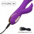 Фиолетовый вибратор-кролик с нагревом Jack Rabbit Signature Heated Silicone Rotating - 21,5 см. 