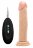 Телесный вибратор-реалистик Vibrating Realistic Cock 8&quot; - 20 см. 