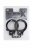 Чёрные наручники из листового металла BONDX METAL CUFFS BLACK 