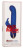 Синий вибратор-кролик с нагревом The Heated Silicone Thrusting G Rabbit - 21,5 см. 