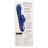 Синий вибратор-кролик с нагревом The Heated Silicone Thrusting G Rabbit - 21,5 см. 