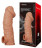 Телесная насадка на фаллос с фиксацией мошонки EXTREME SLEEVE - 15,6 см. 