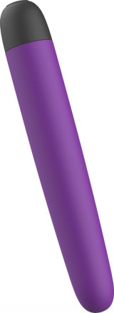 Фиолетовый классический вибратор Bgood Classic - 18 см. 