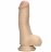 Реалистичный телесный вибромассажёр REALSTUFF 6.5INCH VIBRATOR - 16,5 см. 