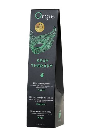 Массажное масло Orgie Lips Massage со вкусом яблока - 100 мл. 