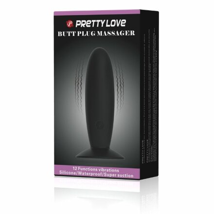 Анальная пробка с вибрацией Butt Plug Massager - 11 см. 