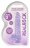 Фиолетовый фаллоимитатор Realrock Crystal Clear 6 inch - 17 см. 