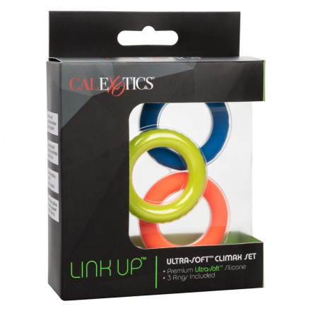 Набор из 3 эрекционных колец Link Up Ultra-Soft Climax Set 