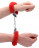 Пушистые красные наручники OUCH! Red 