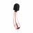 Золотисто-черный мини-вибратор Mini Curve Massager - 13 см. 