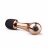 Золотисто-черный мини-вибратор Mini Curve Massager - 13 см. 