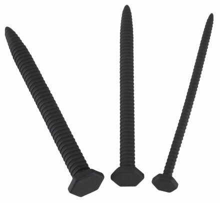 Набор из 3 винтовых уретральных плагов Screw Dilator 