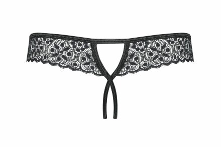 Оригинальные кружевные трусики Shibu с интимным доступом 