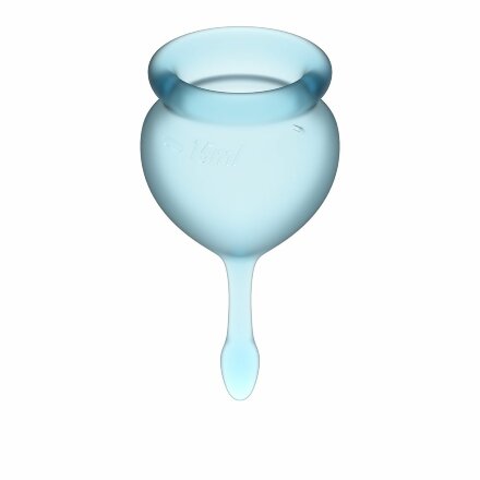 Набор голубых менструальных чаш Feel good Menstrual Cup 