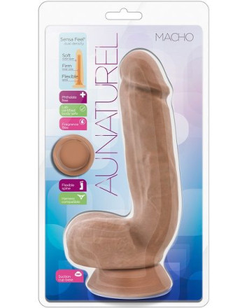 Фаллоимитатор-мулат Macho - 21,6 см. 