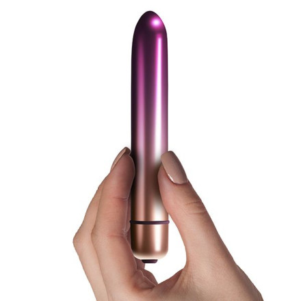 Фиолетовый мини-вибратор Climaximum Sapora - 13,5 см. 