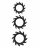 Набор из 3 эрекционных колец MENZSTUFF BUZZ SAW COCK RING SET 