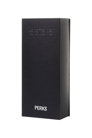 Нереалистичный вибратор Le Stelle PERKS SERIES EX-4 с 2 сменными насадками 