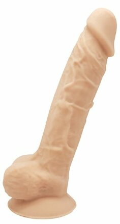 Телесный реалистичный фаллоимитатор DILDO 7INCH FLESH - 17,7 см. 