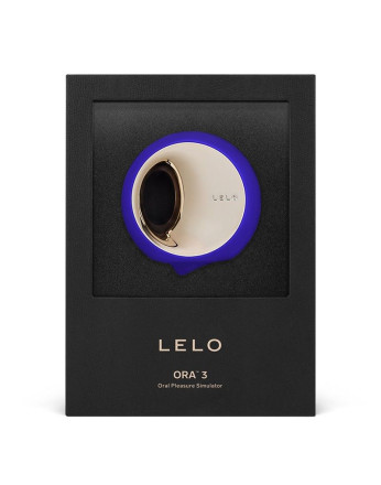 Синий клиторальный стимулятор Lelo Ora 3 