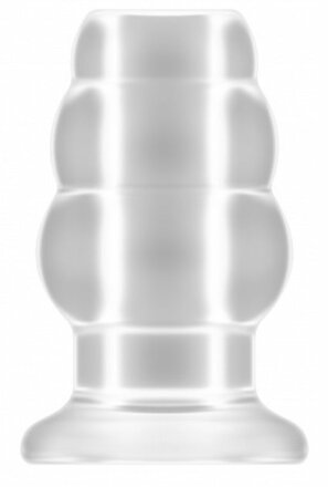 Прозрачная анальная пробка с тоннелем №51 Large Hollow Tunnel Butt Plug 5 Inch - 12,7 см. 